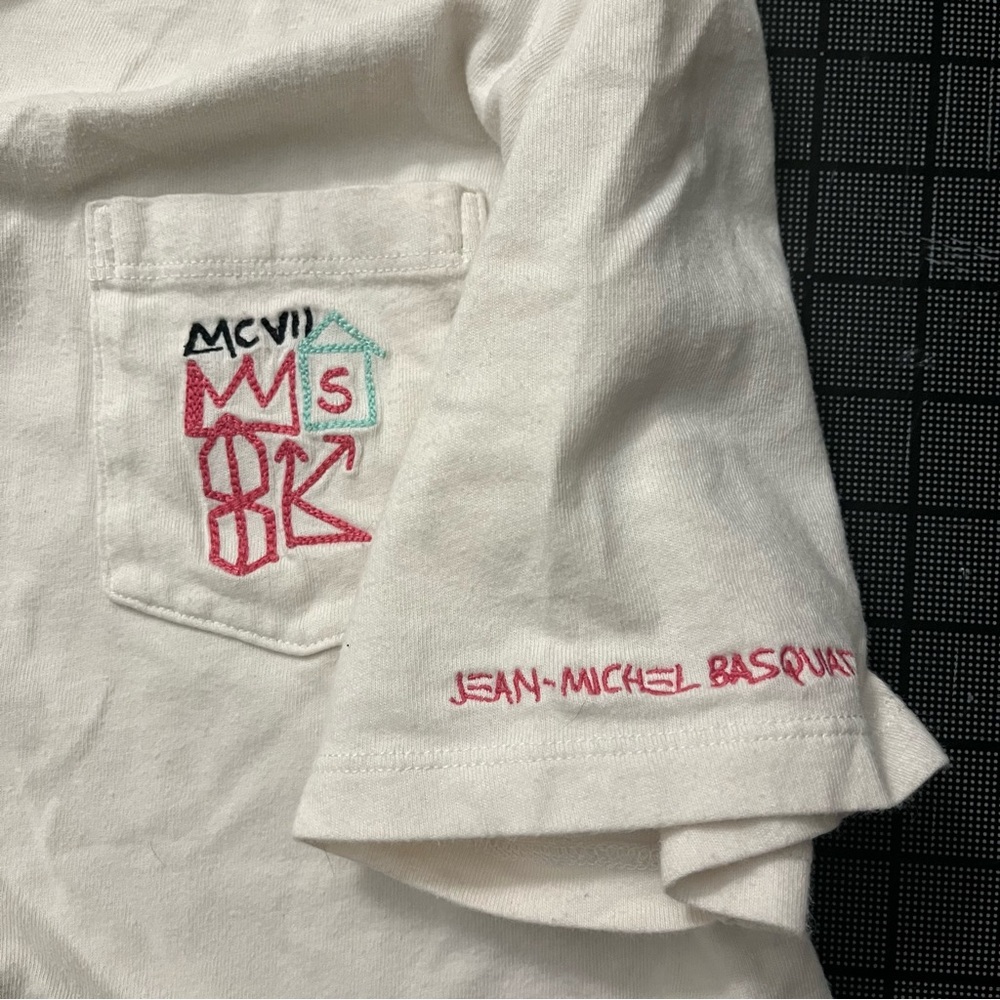 Uniqlo x SPRZY NY Jean-Michel Basquiat Embroidered Tee
